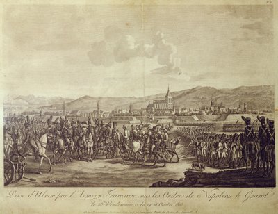 De capitulatie van Ulm in oktober 1805 door French School